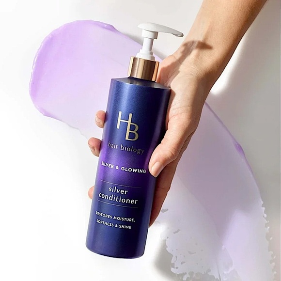 Hair Biology Silver & Glowing Purple Conditioner 12.8oz - Picture 2 of 3